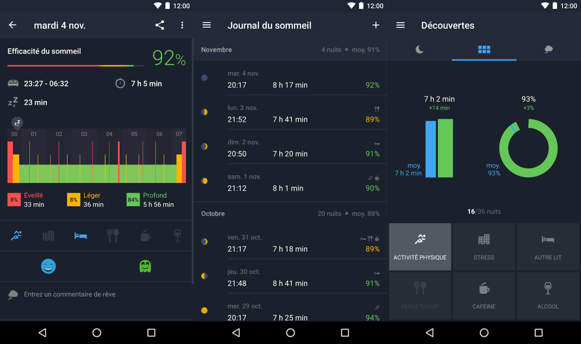 Application iphone pour calculer le sommeil