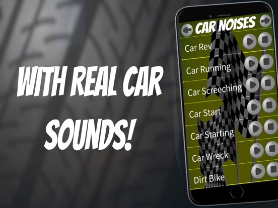 Application iphone bruit moteur voiture