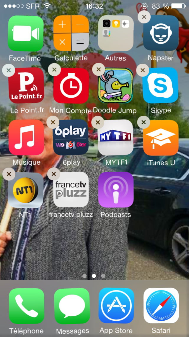 Supprimer application iphone 6s plus