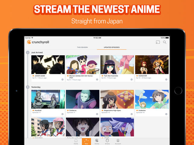 Application iphone pour regarder des animes