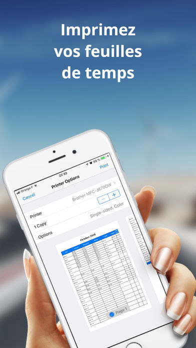 Application iphone pour noter ses heures de travail