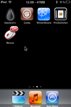 Application souris iphone