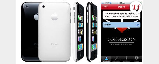 Application confession iphone