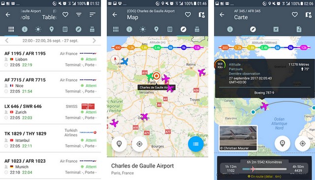 Application suivre avion iphone