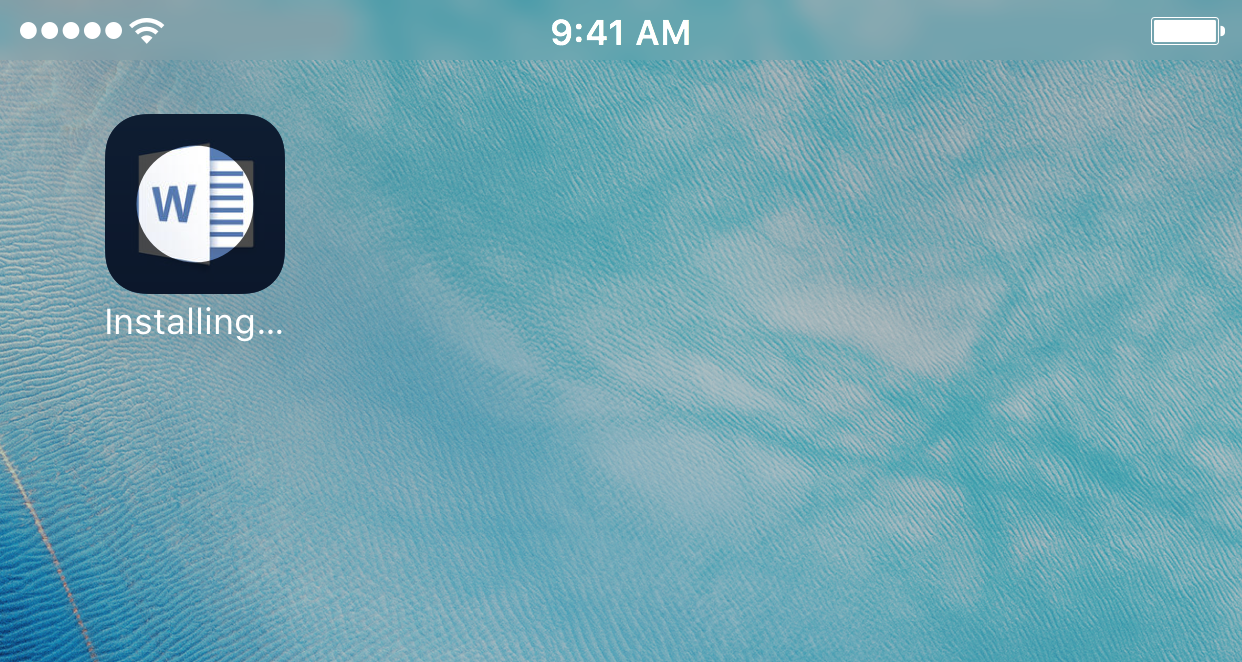 Installation application iphone impossible