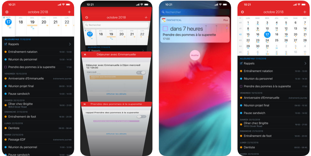 Meilleur application calendrier iphone