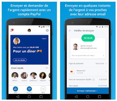 Application iphone paiement