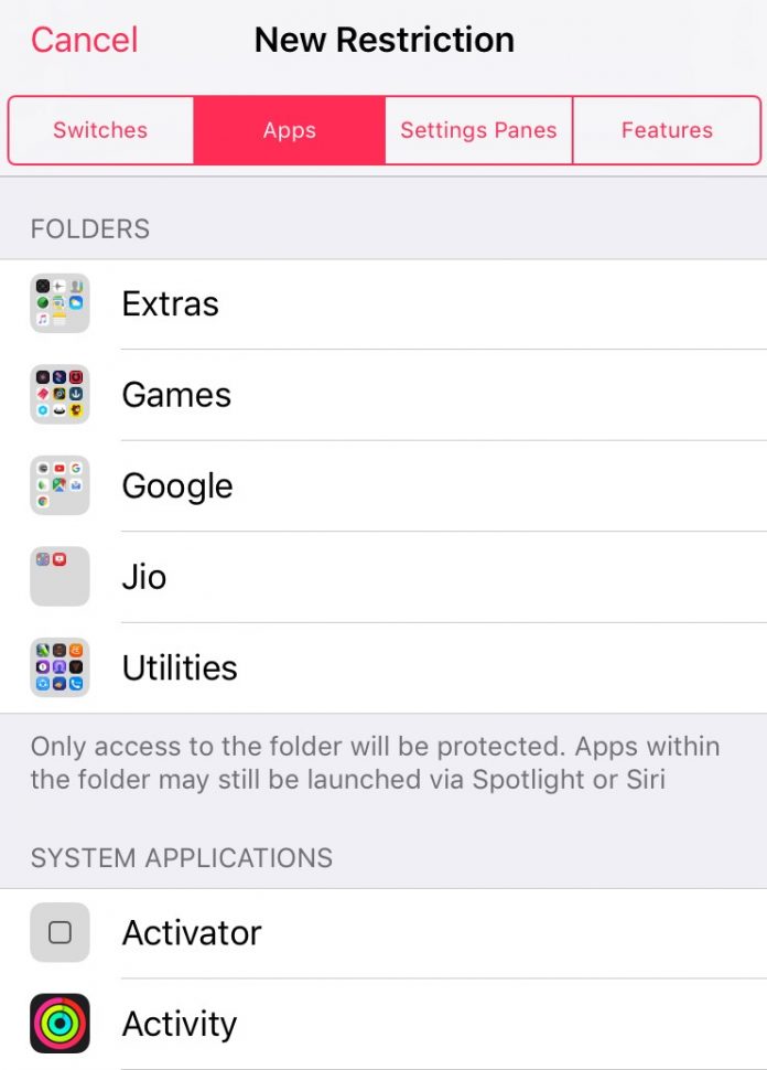 Application pour verrouiller les applications iphone