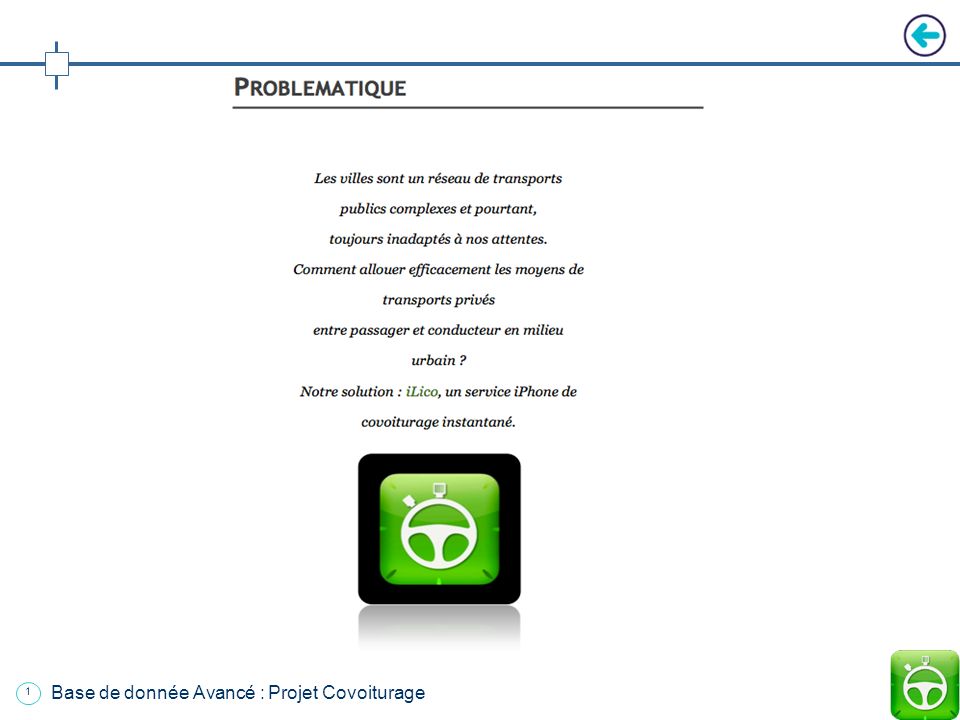 Base de données application iphone