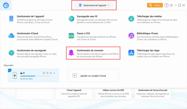Application sonnerie personnalisée iphone