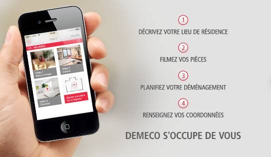 Application iphone demenagement