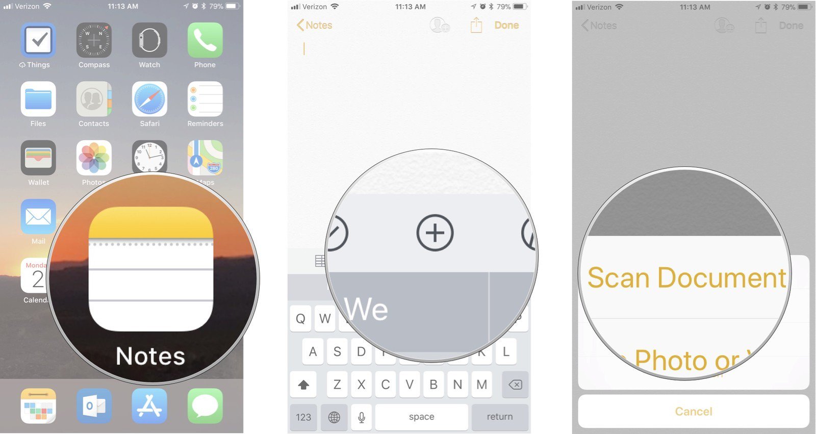 Application scan sur iphone