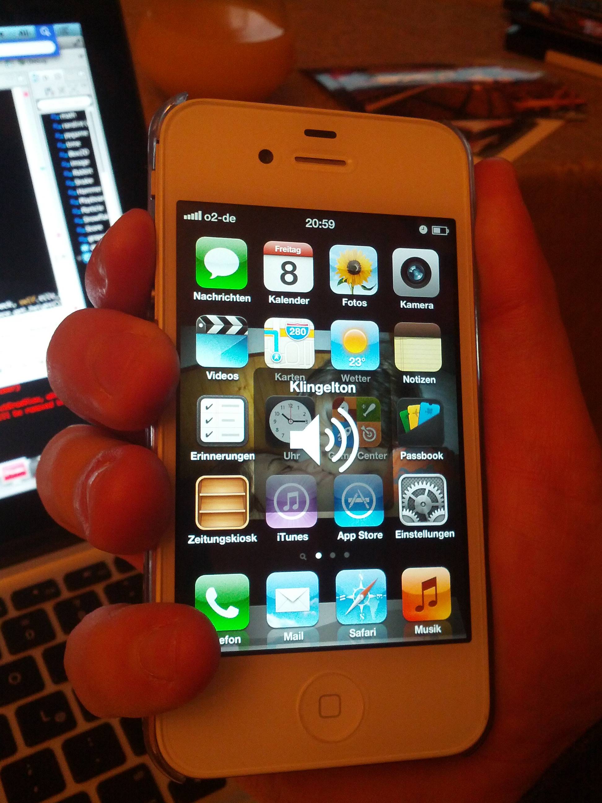 Application de iphone 4