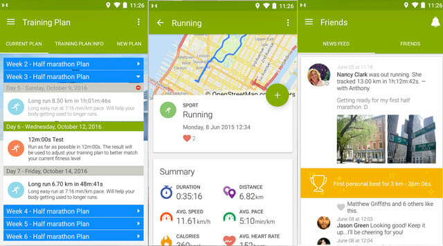 Application jogging iphone