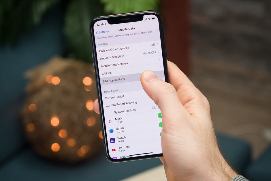 Application balance iphone