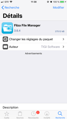 Application pour enlever le son de l'appareil photo iphone