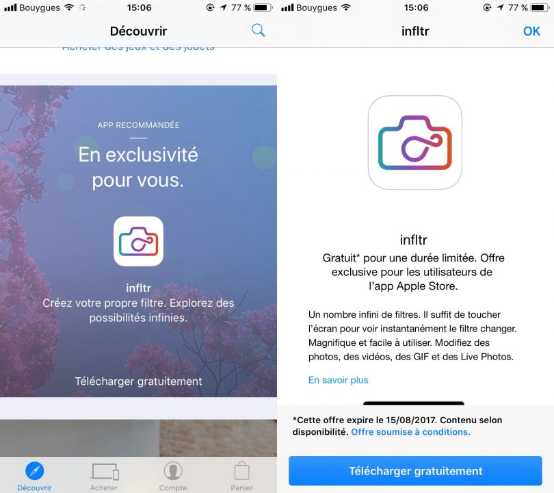 Telecharger application iphone gratuit