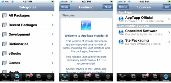 Installer application iphone