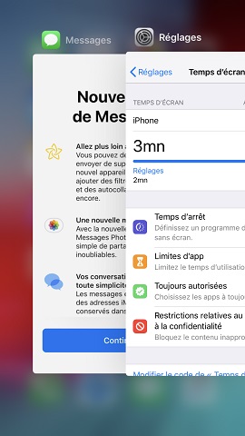 Iphone arret application