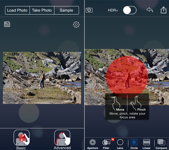 Application iphone flouter photo