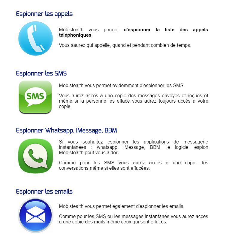 Application iphone espion sms