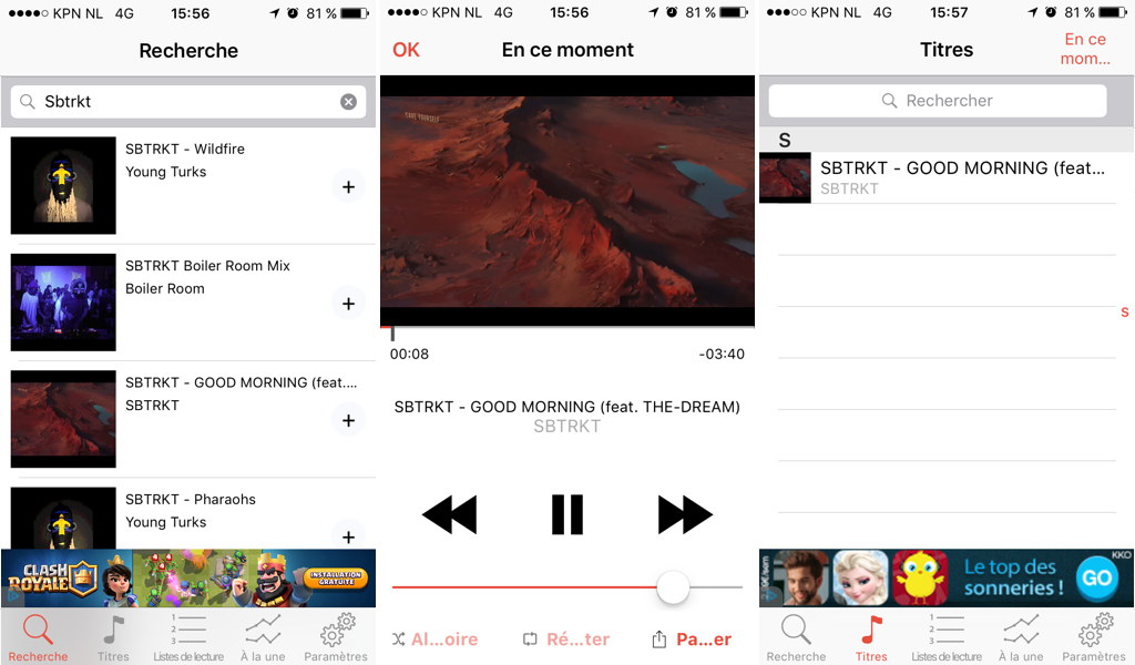 Meilleur application pour telecharger musique iphone