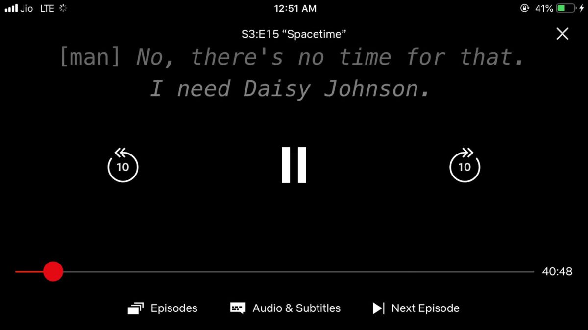 Application video retour en arriere iphone