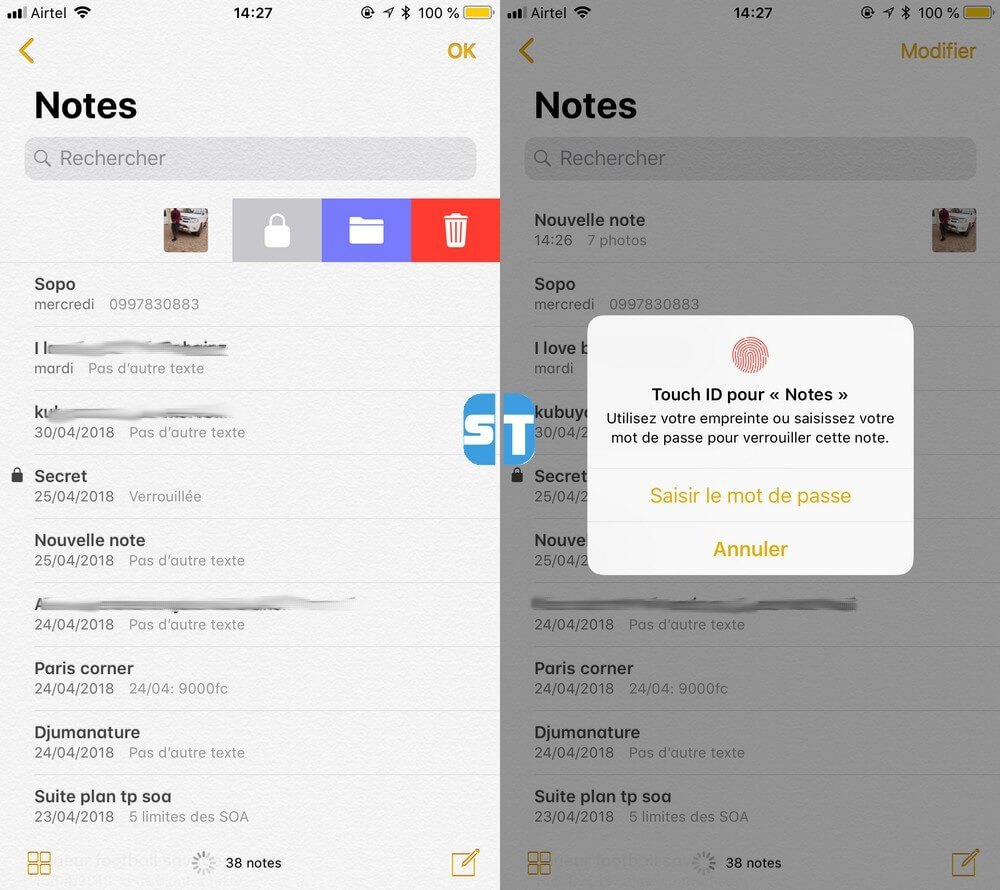 Proteger application par mot de passe iphone