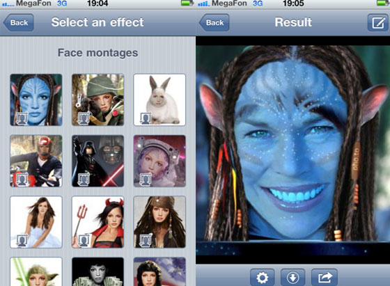 Application trucage photo iphone