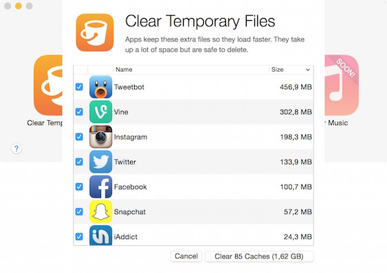 Application de nettoyage iphone