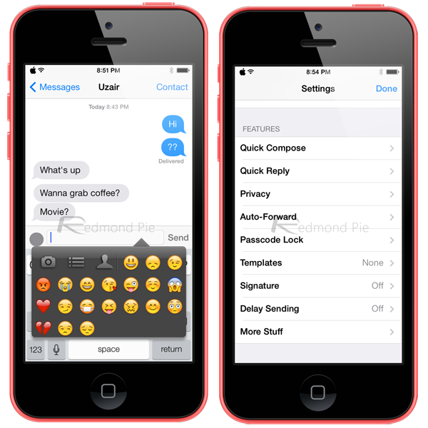 Application iphone 5 c