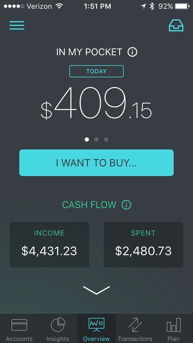 Budget application iphone
