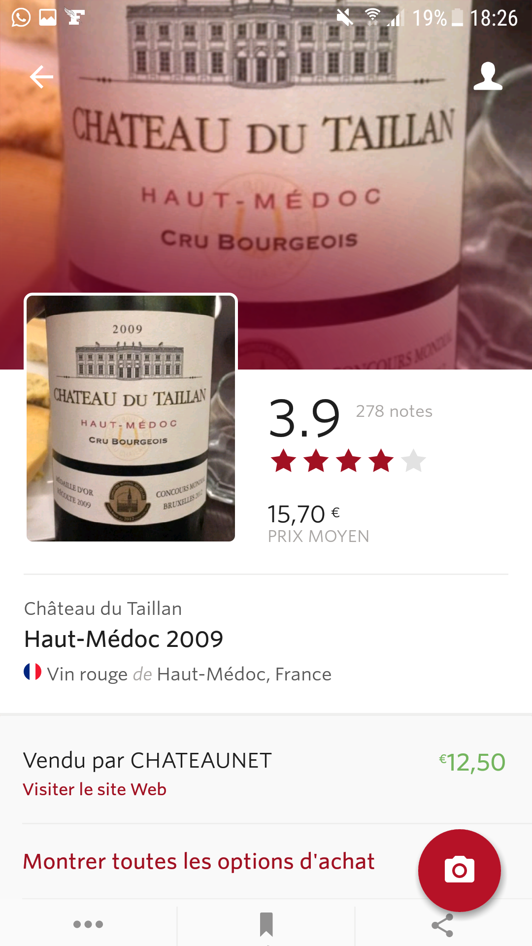 Meilleure application vin iphone