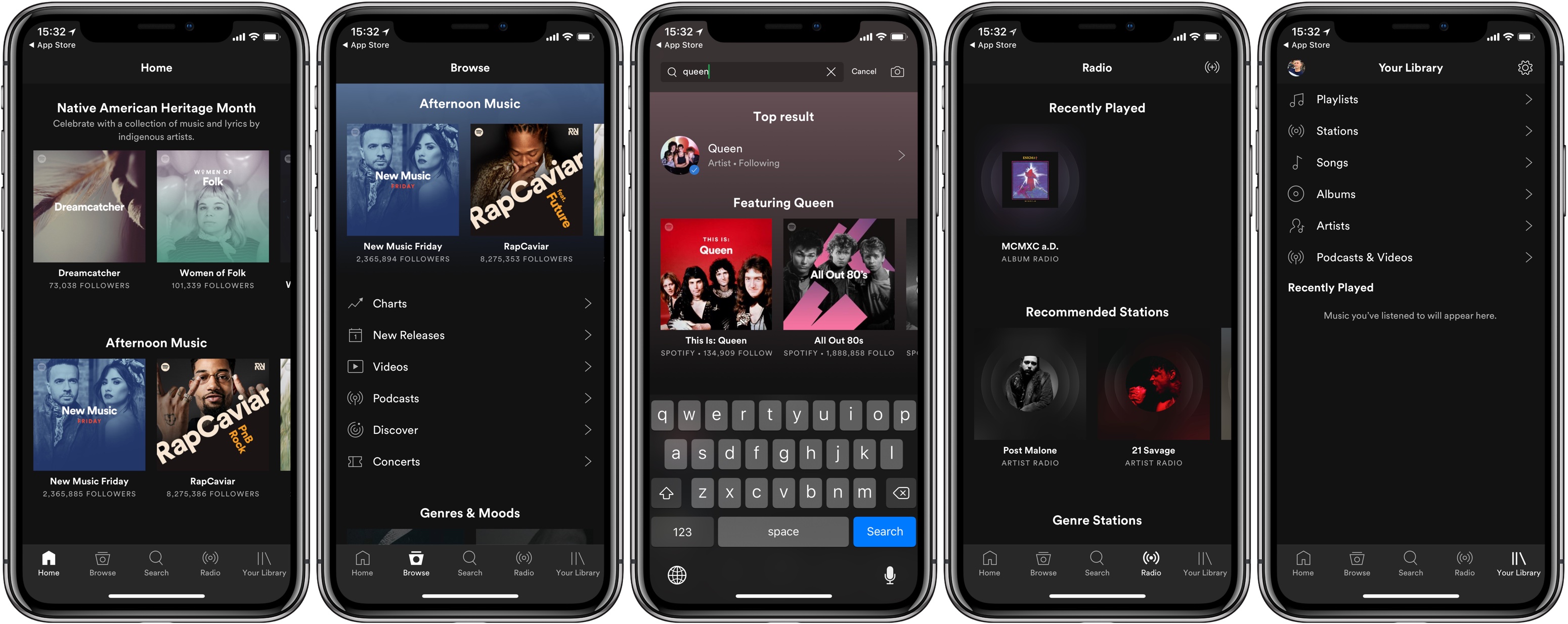 Application spotify iphone