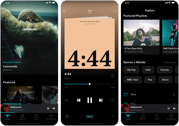 Application music iphone 4