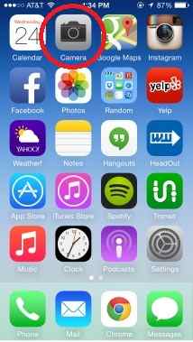 Application photo iphone 6