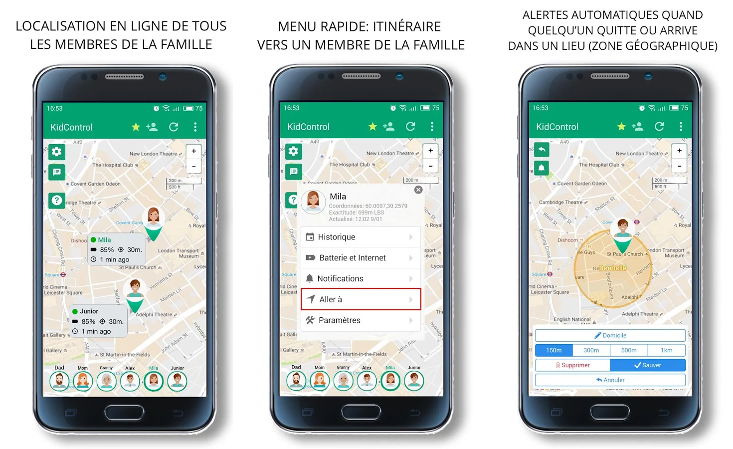 Application de géolocalisation iphone
