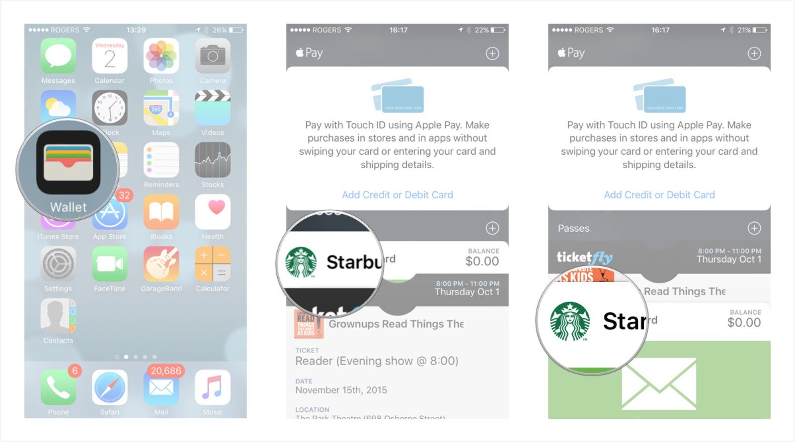 Wallet application iphone
