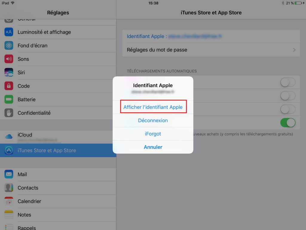 Annuler abonnement application iphone