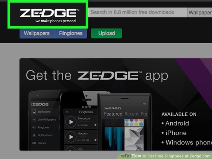 Zedge application iphone