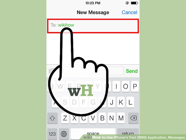 Application iphone sms