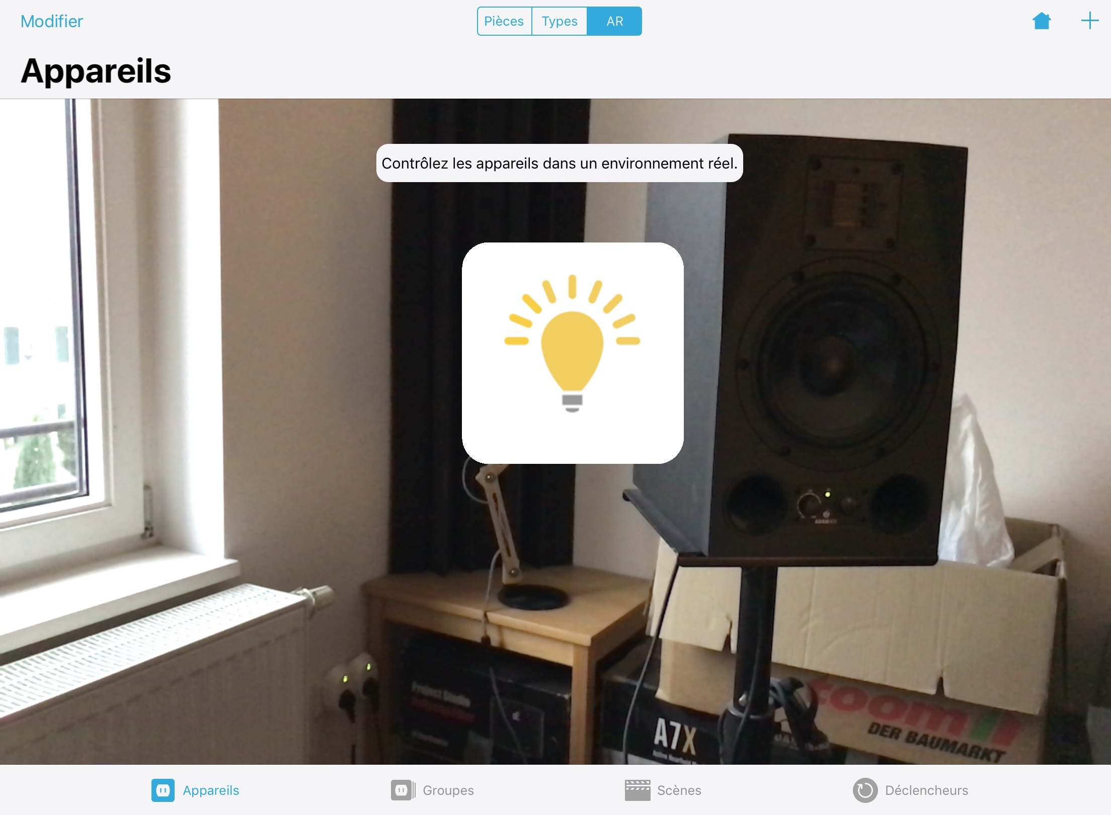 Application iphone masque solaire