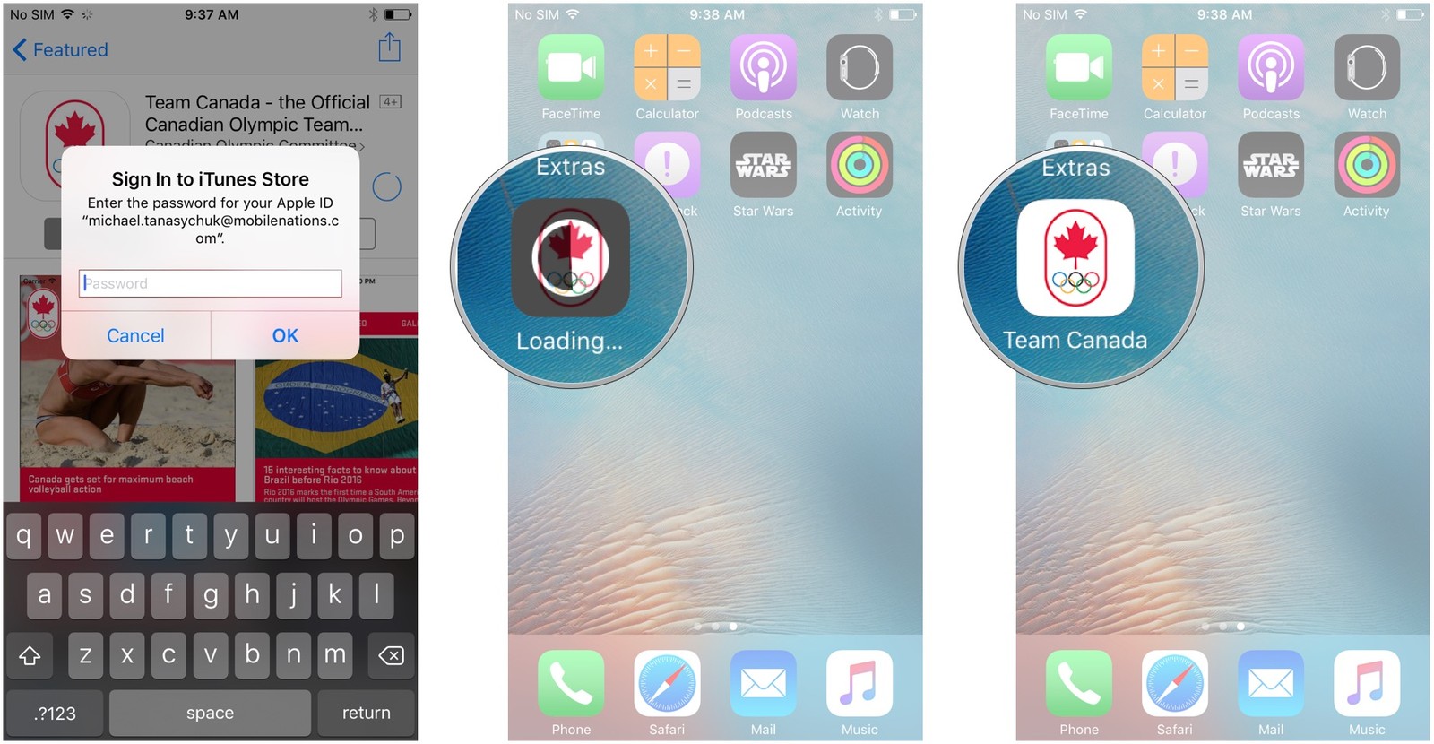 Application iphone free