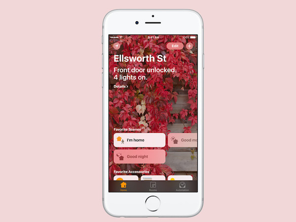 Application iphone domotique