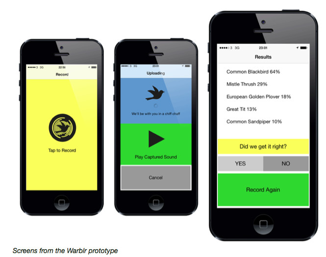 Application iphone oiseaux