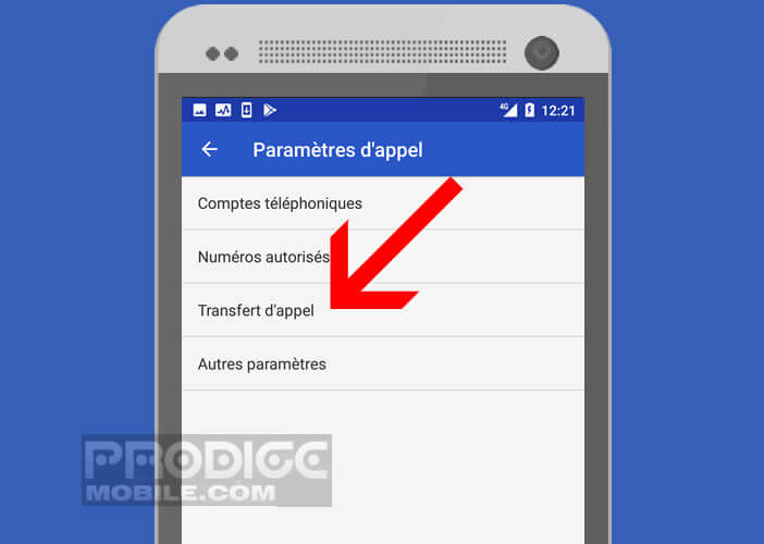 Application renvoi d'appel iphone