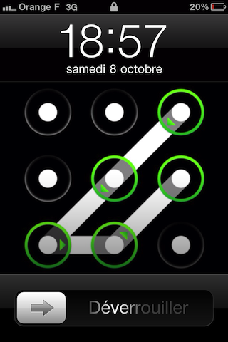 Application verrouillage iphone