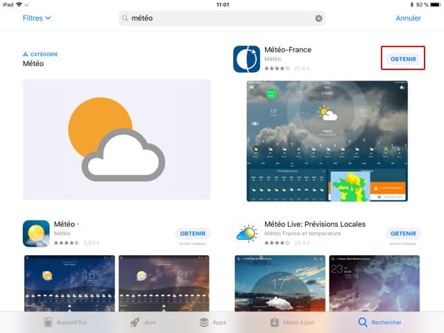 Pas de croix pour supprimer application iphone 7