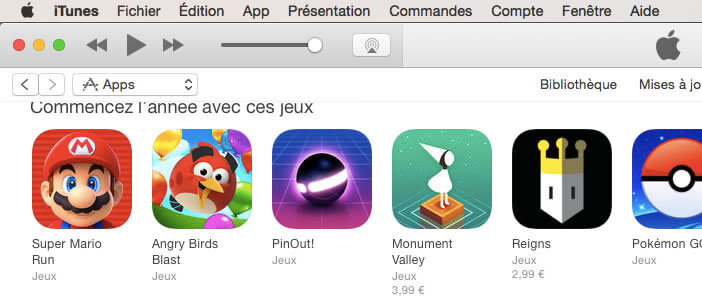 Meilleure application iphone 5s