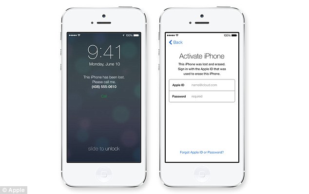 Application stolen iphone